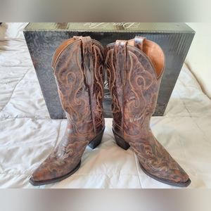 Dan Post "Marcella" brown cowgirl boots "12 in 🤠 👢 (Size: 7.5)